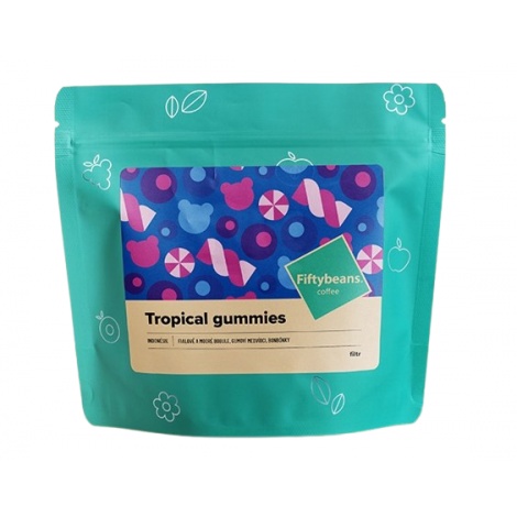 Fiftybeans Indonesia Tropical gumicukor 200g