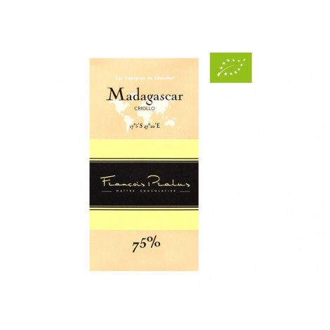 Francois Pralus csokoládé Madagaszkár Criollo 75%