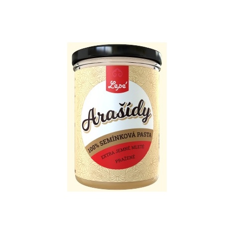 Lepé Földimogyoró paszta / vaj 100% 400g - finomra őrölt, glutén- és pálmaolajmentes