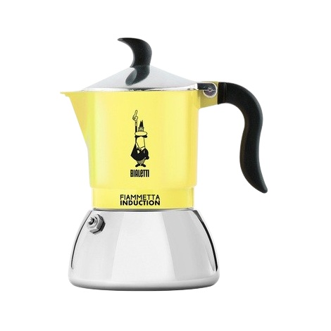 Bialetti Moka Induction Fiammetta - 2 šálky žltá NOVINKA