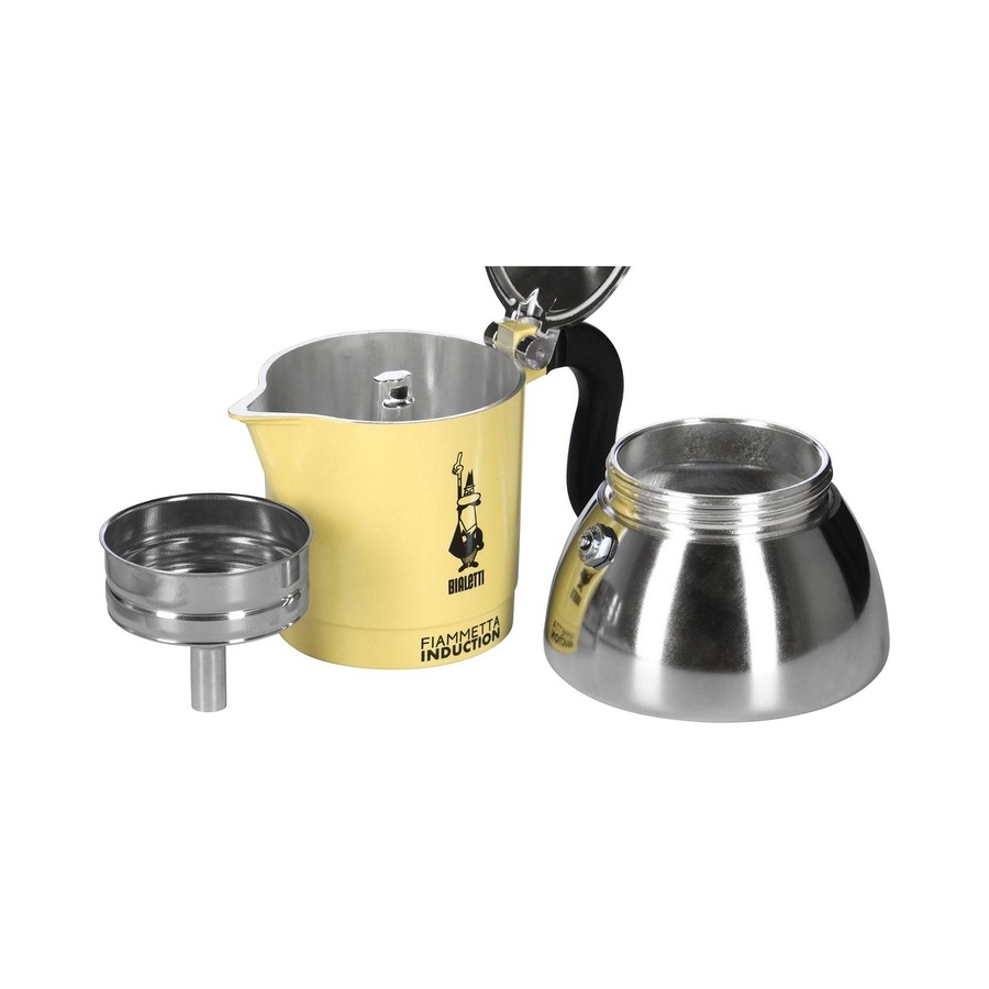 Bialetti Moka Induction Fiammetta - 2 šálky žltá NOVINKA