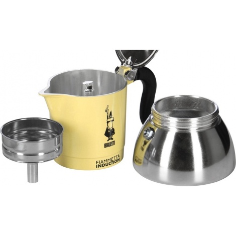 Bialetti Moka Induction Fiammetta -  2 šálky žlutá NEW