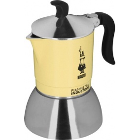 Bialetti Moka Induction Fiammetta - 2 чаши жълт НОВО 2