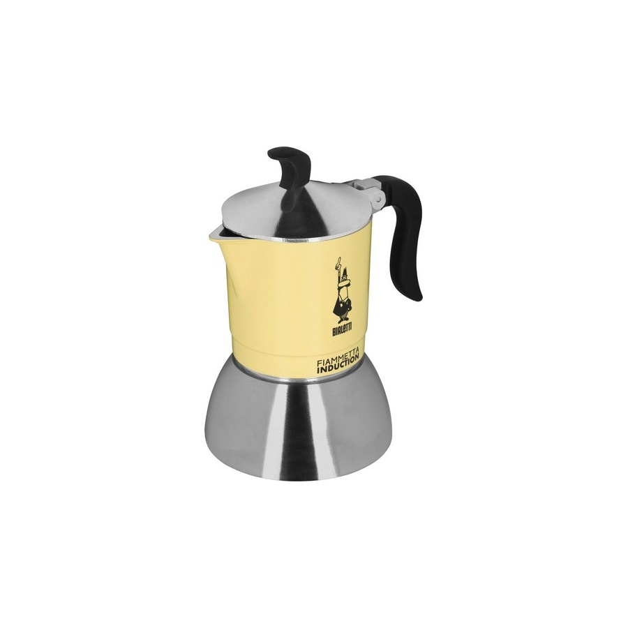 Bialetti Moka Induction Fiammetta - 2 filiżanki żółty NOWOŚĆ