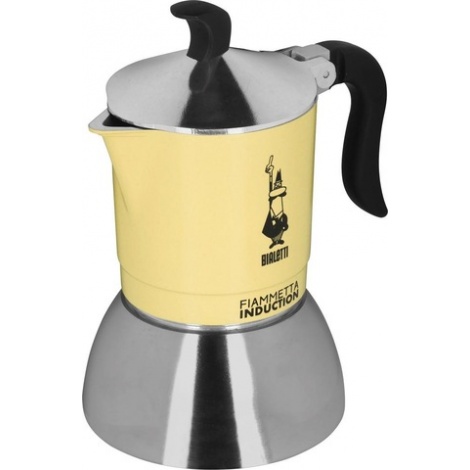 Bialetti Moka Induction Fiammetta - 2 чаши жълт НОВО