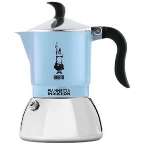 Bialetti Moka Induction Fiammetta - 2 чаши светлосиньо НОВО