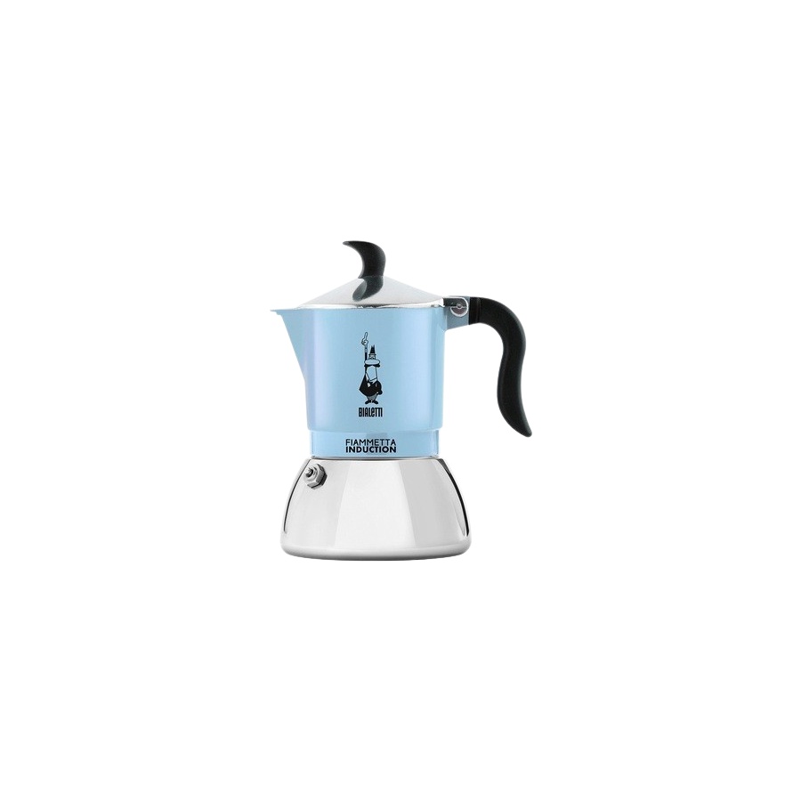 Bialetti Moka Induction Fiammetta - 2 чаши светлосиньо НОВО