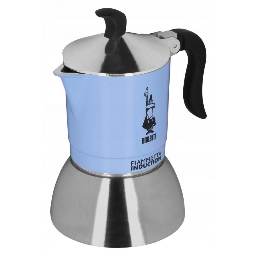 Bialetti Moka Induction Fiammetta - 2 šalice svijetloplava NOVO
