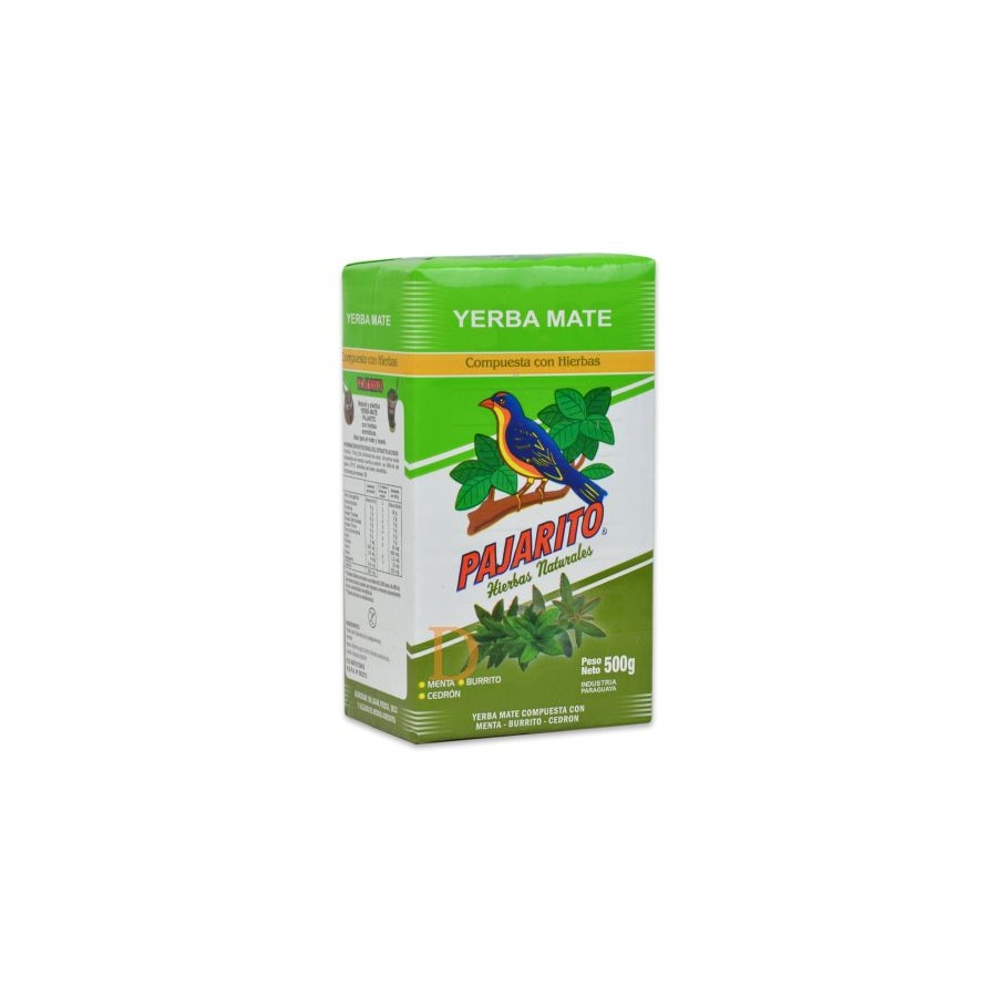 Yerba Maté Pajarito Compuesta Hierbas 500g