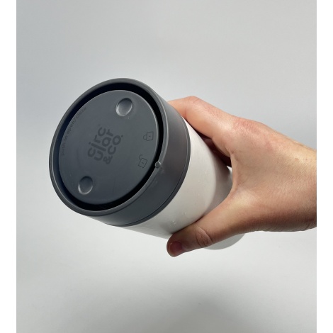 Šalica Circular Cup (rcup) Chalk and Storm Grey 340 ml