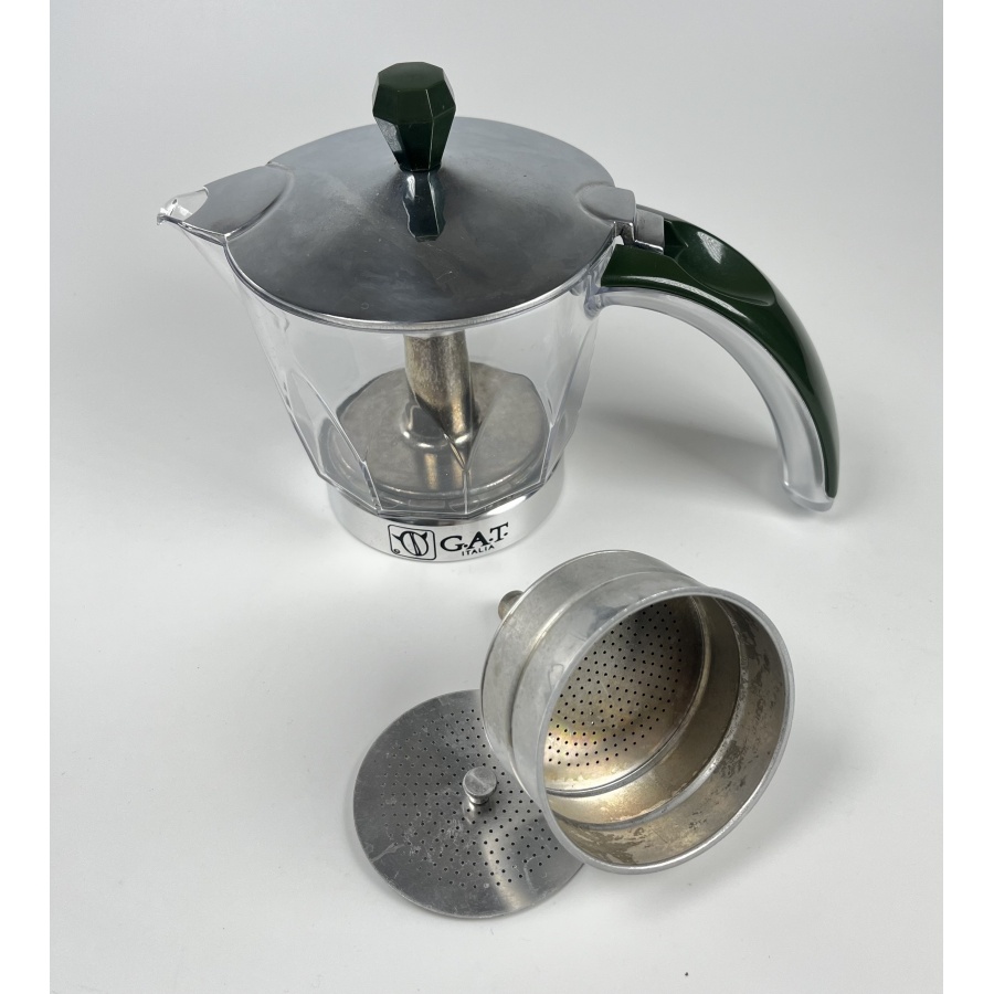 G.A.T. Vintage 4-6 moka kettle electric verde - USED/DISCOUNTED