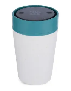 Circular Cup (rcup) Chalk and Aquamarine 227 ml