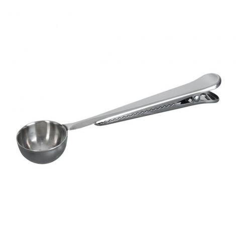 Coffee cup with clip, stainless steel