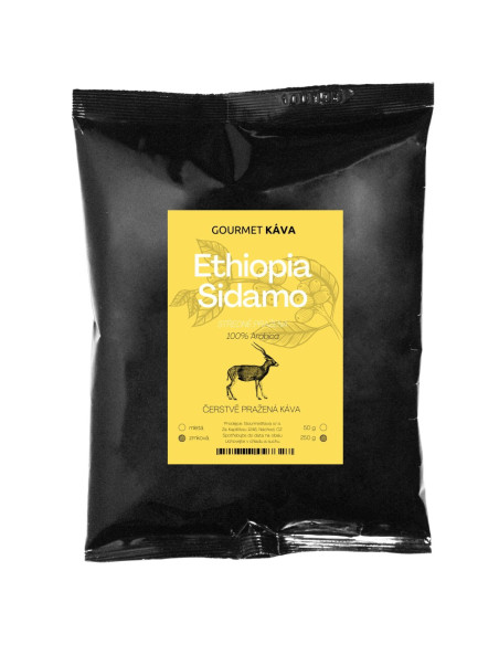 Etiópia Sidamo, KÖZEPES PÖRKÖLÉSŰ, szemes arabica kávé