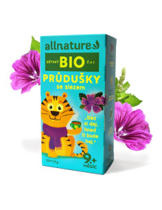 Allnature BIO Dětský čaj Průdušky se slézem 20x1,5 g