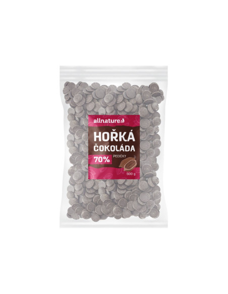 Allnature temna čokolada 70% pekanovih oreščkov 500 g