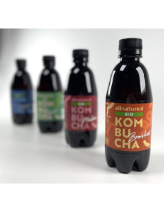 Allnature Kombucha Broskyňa BIO 330 ml 2