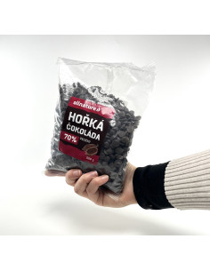 Allnature Horká čokoláda 70% Pekanové orechy 500 g 2