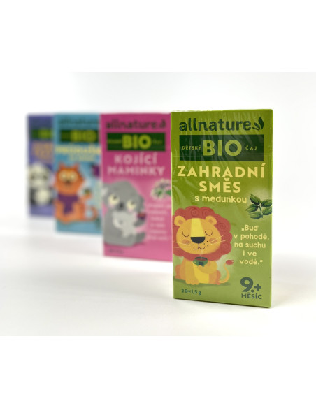 Allnature BIO Gyermektea Garden blend citromfűvel 20x1,5 g