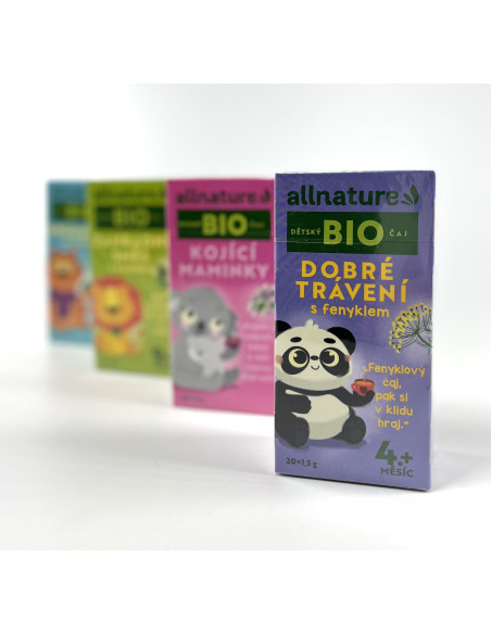 Allnature Organiczna herbatka dla dzieci Dobre trawienie z koprem włoskim 20x1,5 g