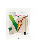 Filtry papierowe Hario V60-02 100 sztuk, niebielone (VCF-02-100M)