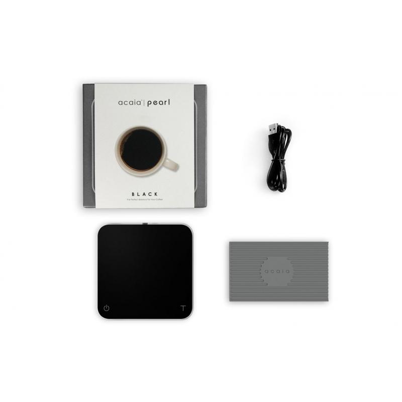 Digital weight of Acaia Pearl black