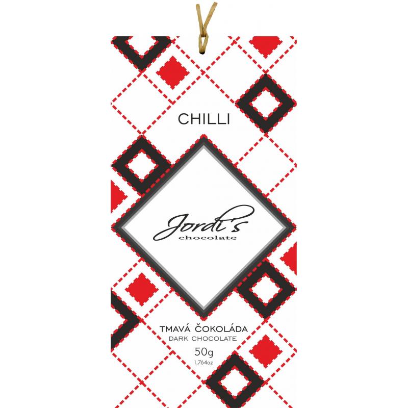 Čokoláda Jordis Spiced Chilli 50g