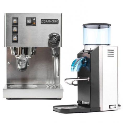 Kávovar + mlynček Rancilio + 1 kg kávy Brasil Santos