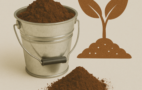 Kava kao gnojivo, logr za gnojidbu i kompost