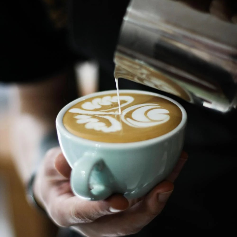 Priprema caffe latte